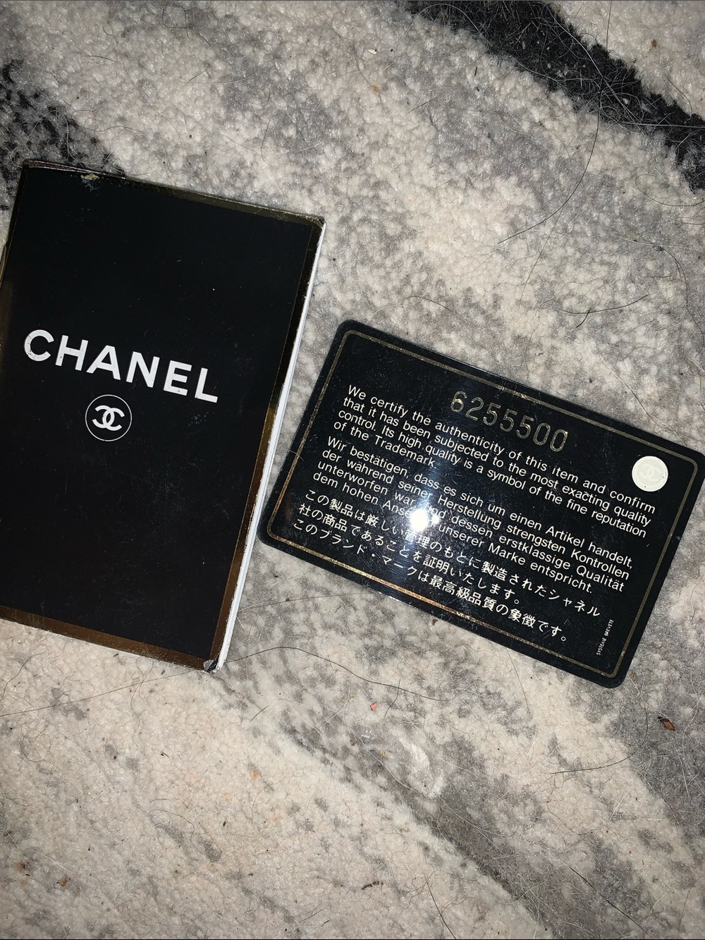 CHANEL Black Patent Embossed Logo Tote - Picture 10 of 10